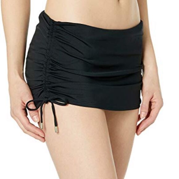 Calvin Klein Side-tie Ruched Swim Skirt Women's Swimsuit - Picture 1 of 3